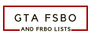 GTA FSBO AND FRBO LISTS